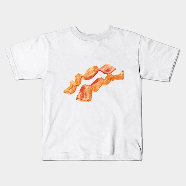 Bacon Kids T-Shirt by raidrival